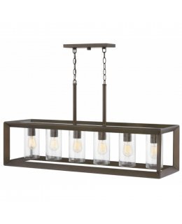 Hinkley  29306WB  Rhodes Outdoor Linear Chandelier